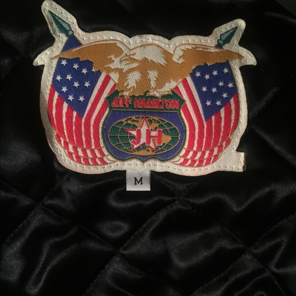 Vintage One-of-a-kind Jeff Hamilton bomber jacket - Picture 3 of 4